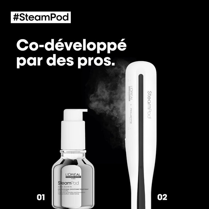 L’Oréal Professionnel Paris SteamPod 3.0, Pflegestyler mit Dampf-Technologie für alle Haartypen 3P,