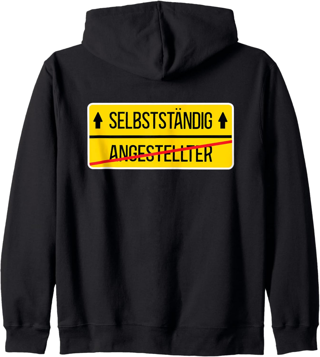 Selbstständig Unternehmer Geschäftsmann Gründer Eigener Chef Kapuzenjacke