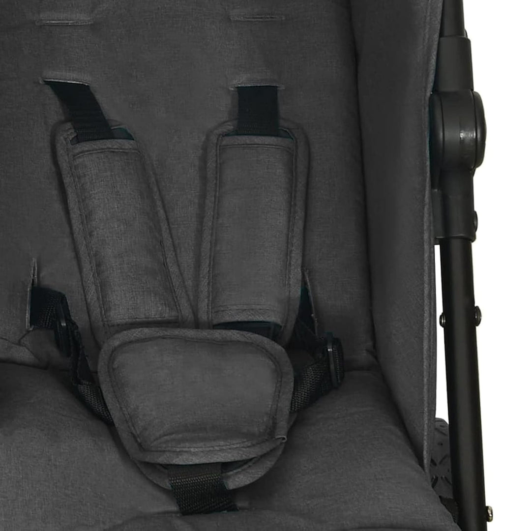 Geschwisterwagen Zwillingswagen Kinderwagen, Doppelkinderwagen, Buggy klein Zusammenklappbar, Mit Ve