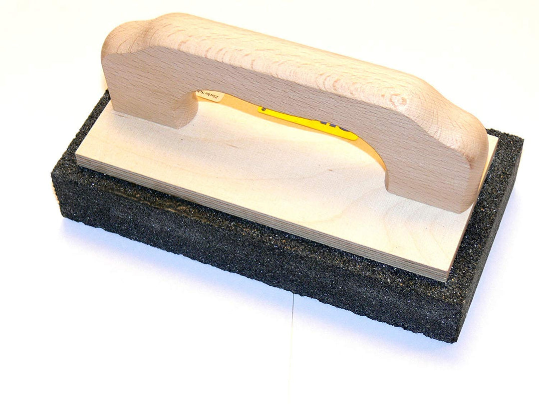 Zische Rutscher Schleifstein mit Griff, 200 x 100 x 30 mm, für Beton und
