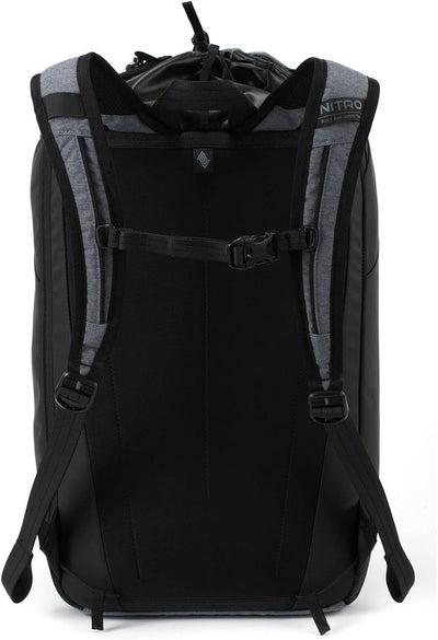 Nitro Fuse Rucksack leichter modischer Daypack exklusiver Side &Toploader in Gymbag Optik, 44x29x20c