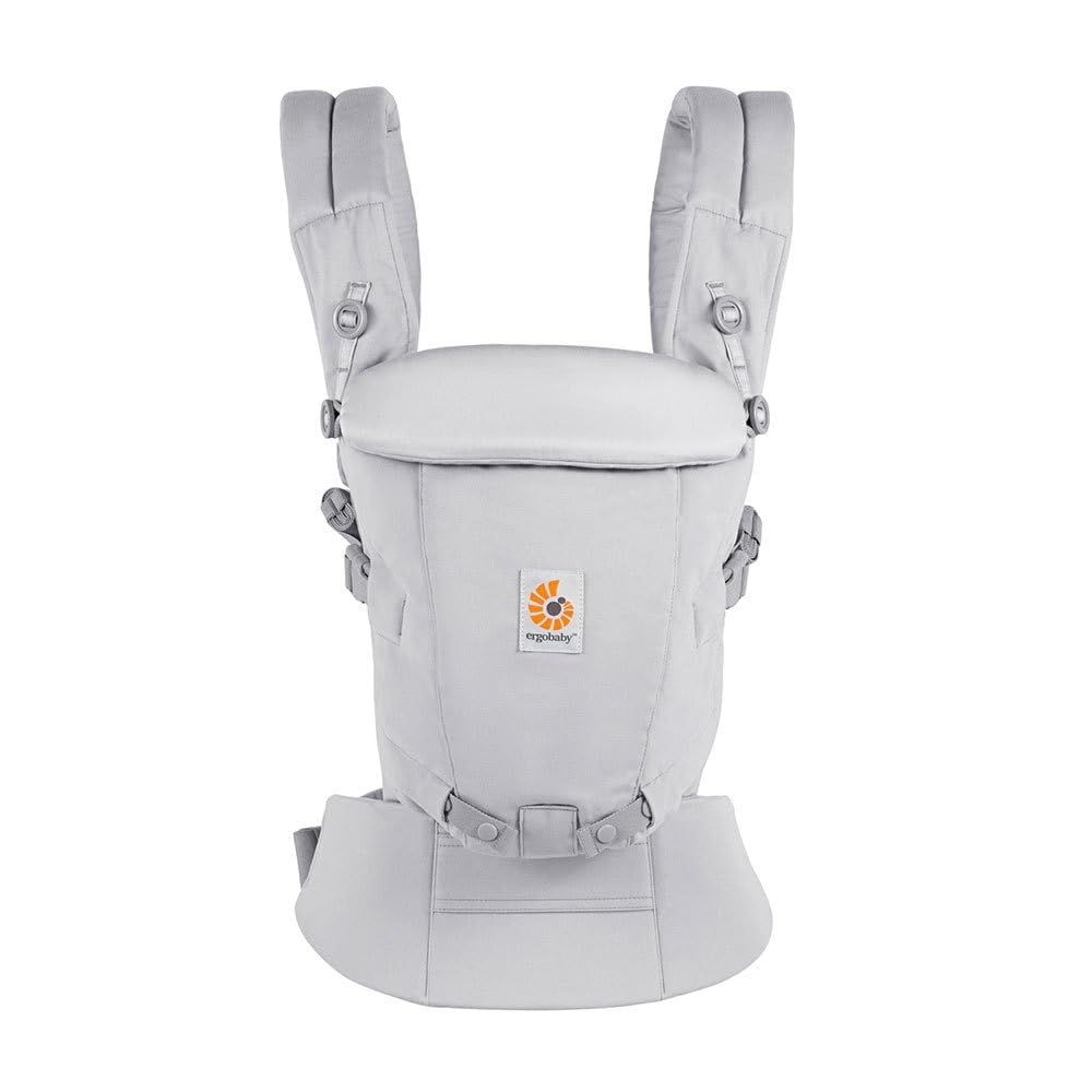 Ergobaby Adapt Babytrage für Neugeborene ab Geburt, 3-Positionen SoftTouch Cotton Ergonomische Babyb