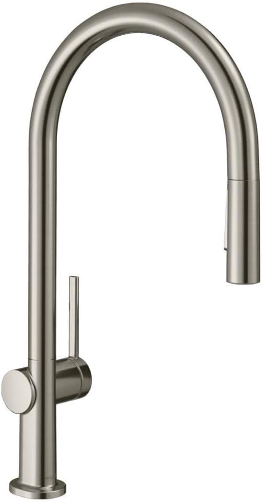 hansgrohe Küchenarmatur Talis M54 (Wasserhahn Küche, 360° schwenkbar, ausziehbare Brause mit 2 Strah