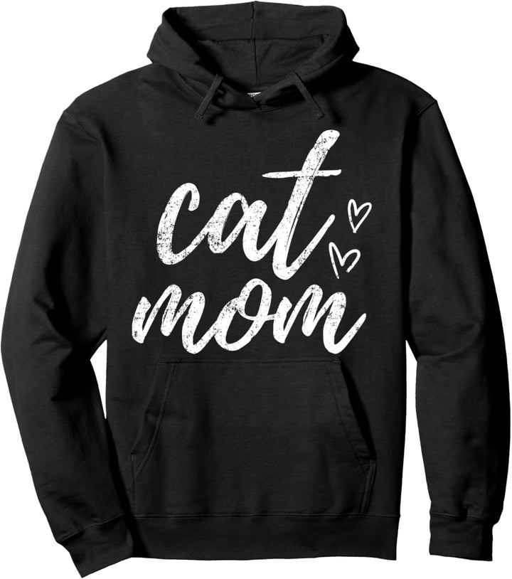 Cat Mom Katzenmama Katzen Babykatze Cat Pullover Hoodie