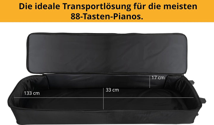 McGrey KBT-3222-88 Keyboardtrolley - Trolley-Gigbag für Keyboard &amp; Piano mit 88 Tasten - Leicht, kom