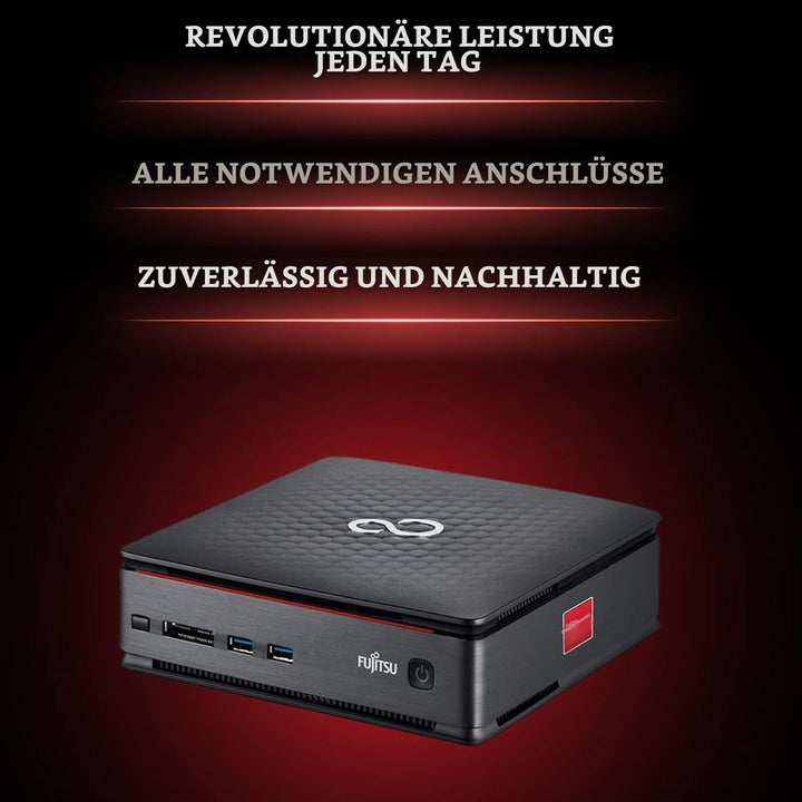 Fujitsu, Sofort einsatzbereit, PC, Intel i5, 8 GB RAM, SSD, 256 GB, PC Desktop mit Office 2021, Wind