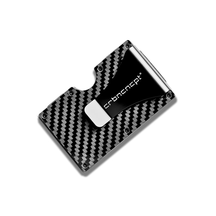 Forged Carbon Kreditkartenetui mit Geldscheinklammer | Kartenetui mit Geldklammer | Herren Kartenhal