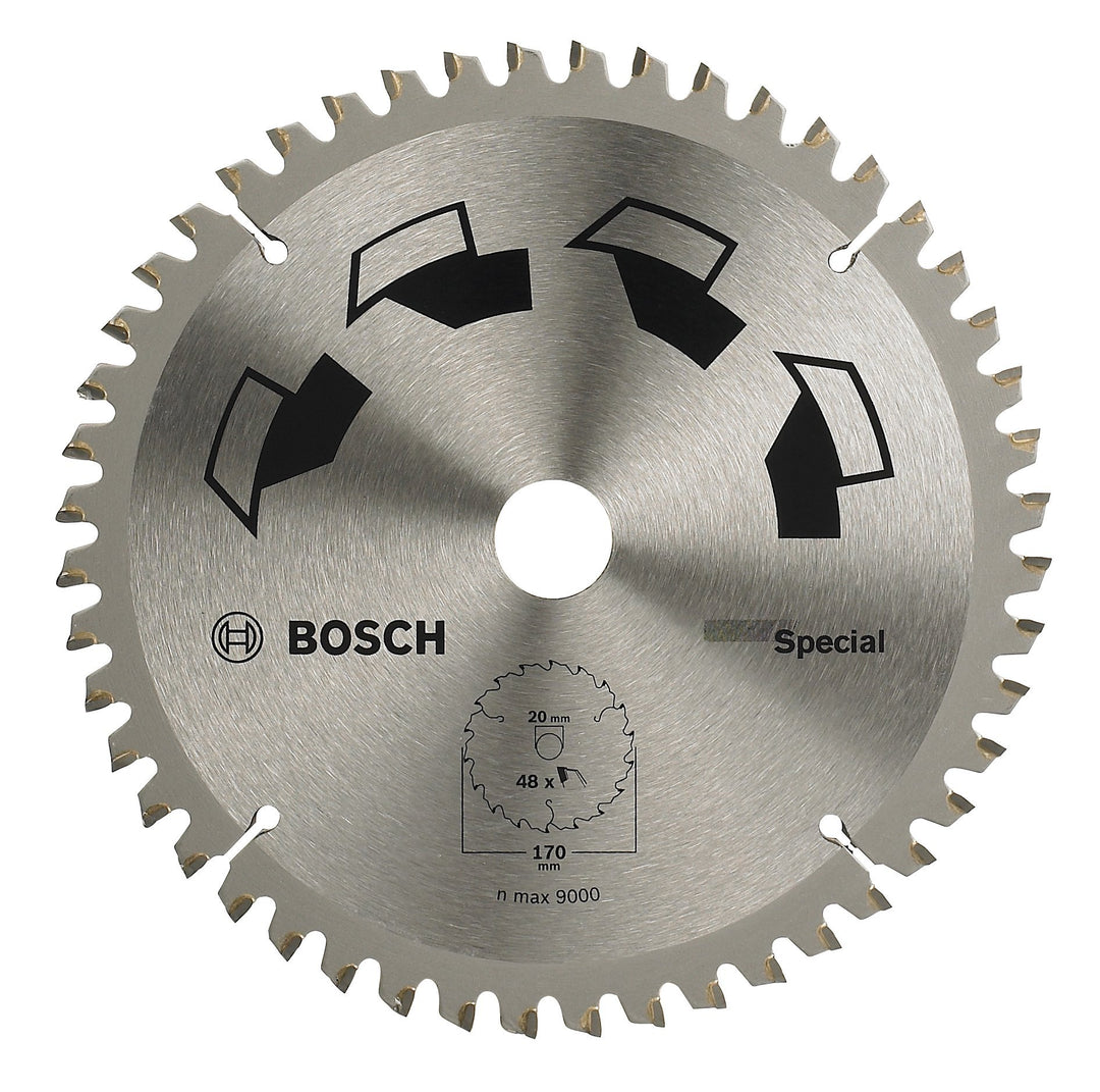 Bosch 2609256888 DIY Kreissägeblatt Special 170 x 2 x 20/16,Z48, 170 x 2 x 20/16,Z48