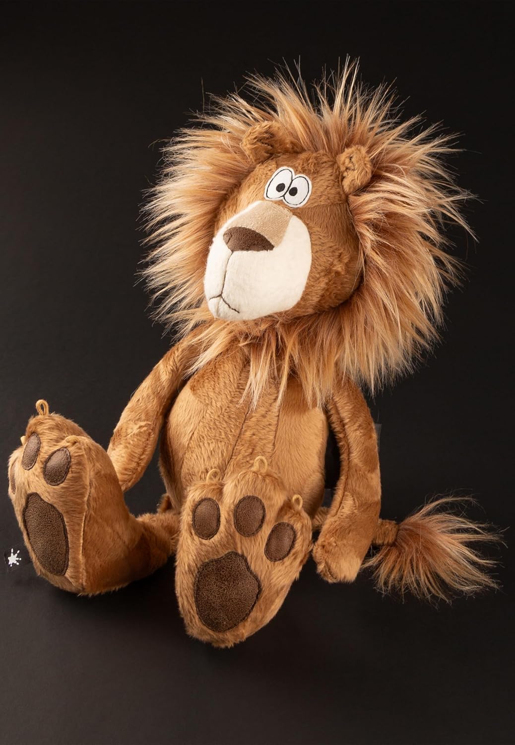 SIGIKID 38715 Brave Hair Beasts Town Kinder und Erwachsene Kuscheltier empfohlen ab 3 Jahren braun,