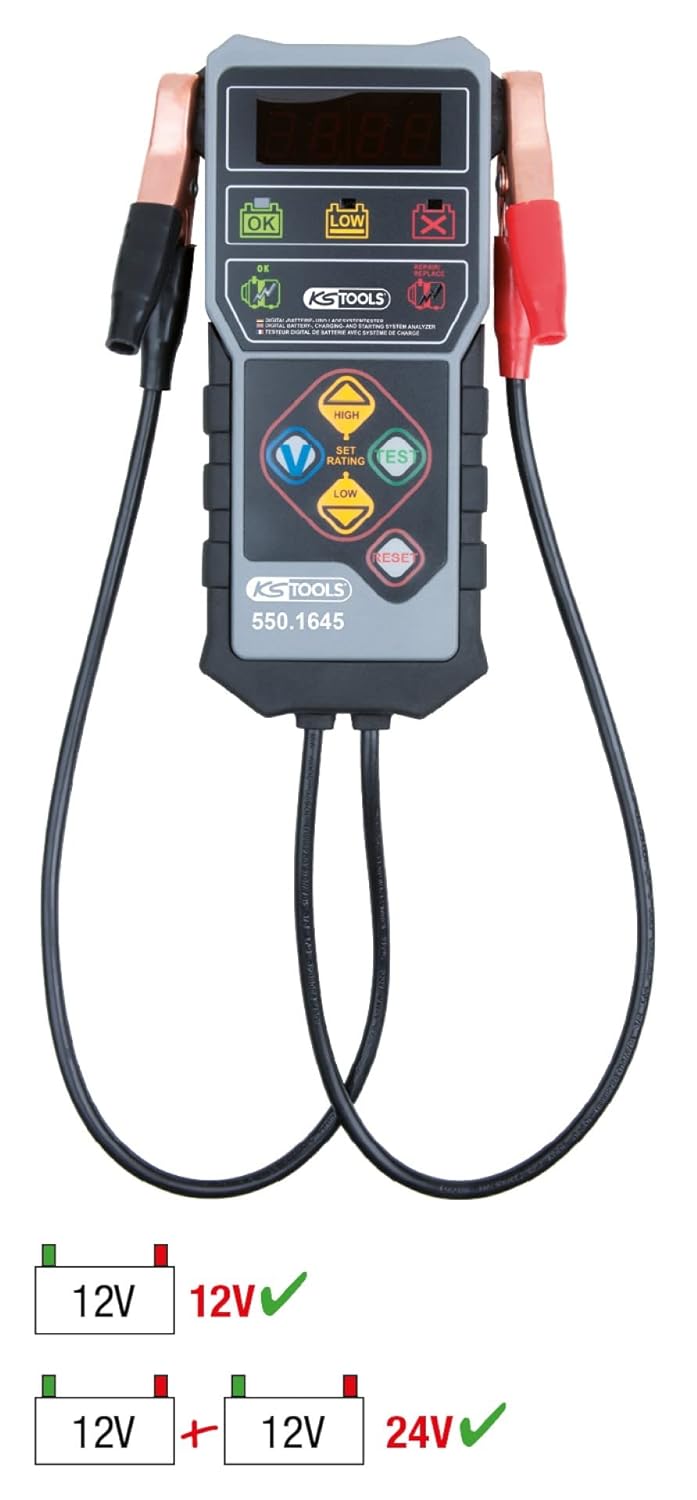 KS Tools 550.1645 12V Digital-Batterietester