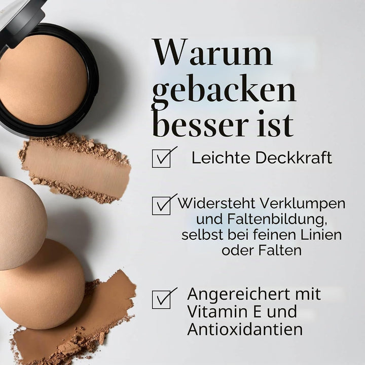 LAURA GELLER NEW YORK Baked Double Take Puder Makeup, Porcelain, Langanhaltende Make Up Puder Founda