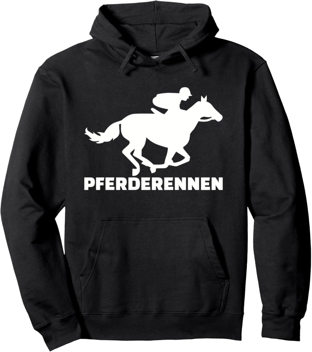 Pferderennen Pullover Hoodie
