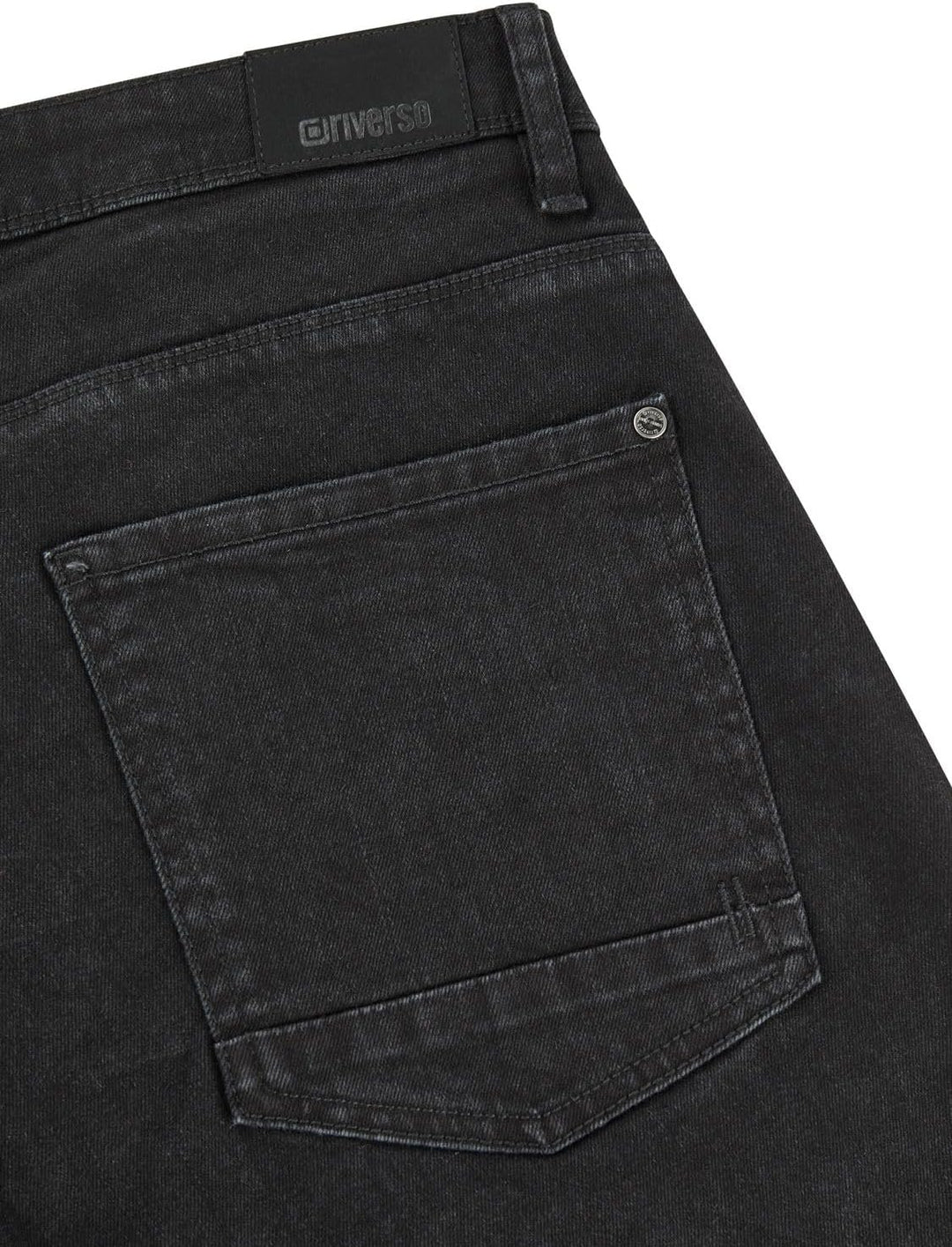 riverso Herren Jeans Hose RIVChris Straight Fit Jeanshose Baumwolle Denim Stretch Schwarz Blau Grau
