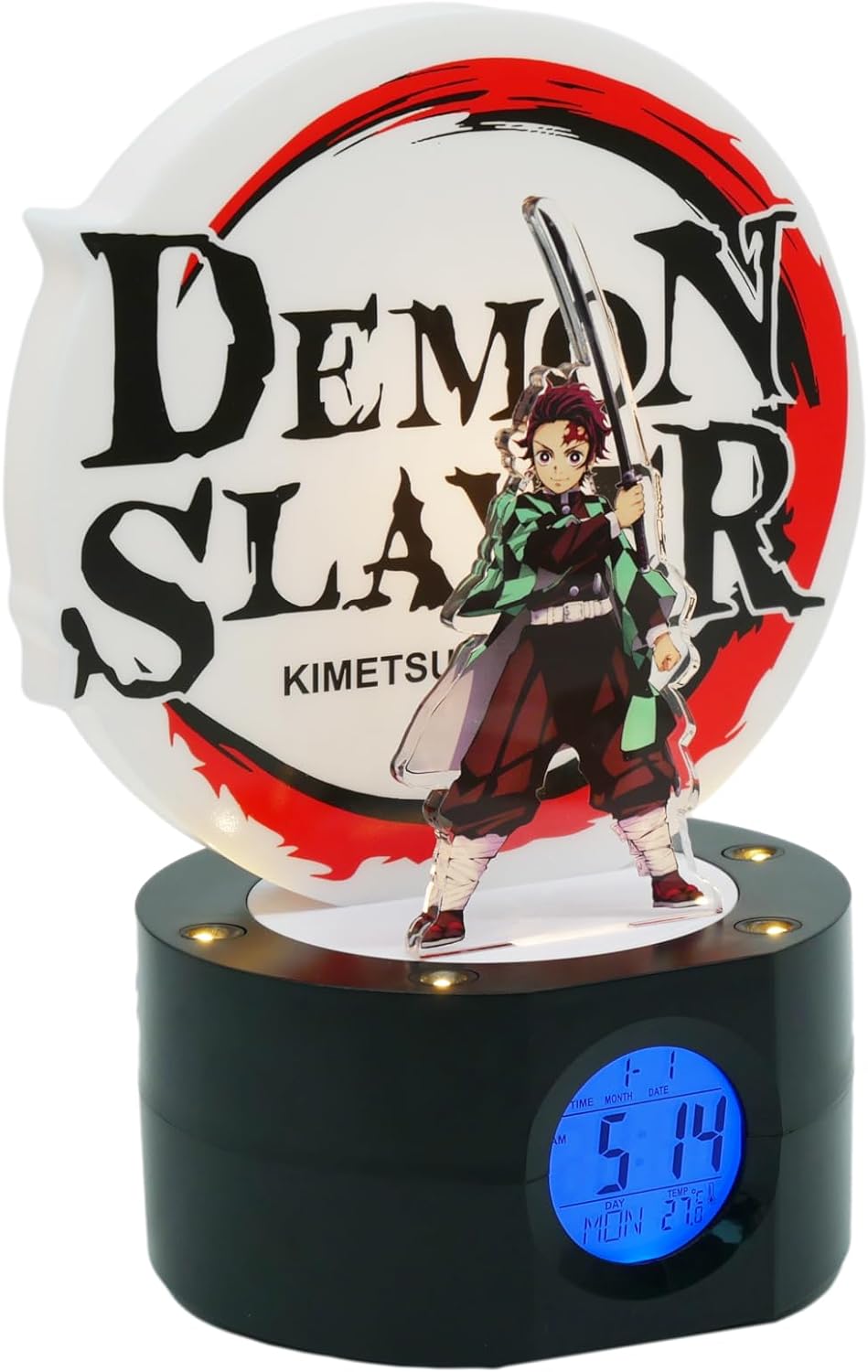 Teknofun 811755 Demon Slayer TANJIRO Lichtwecker, Black, one Size