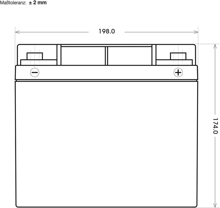 BIG E-Backup AGM Notstrombatterie 12V 42Ah für EPS- und USV-Systeme, Speicher- & Kommunikationssyste