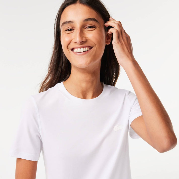 Lacoste Damen T-Shirt 32 Weiss, 32 Wei&#xDF;