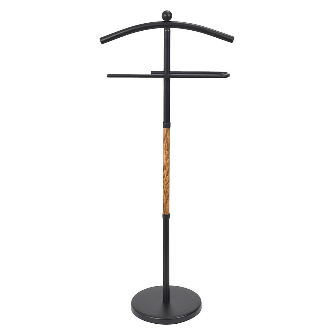 ICH SUCHE EINE Idee, RG0085, Eleganter Herrendiener in Holzoptik, praktische Aufbewahrung für Kleidu