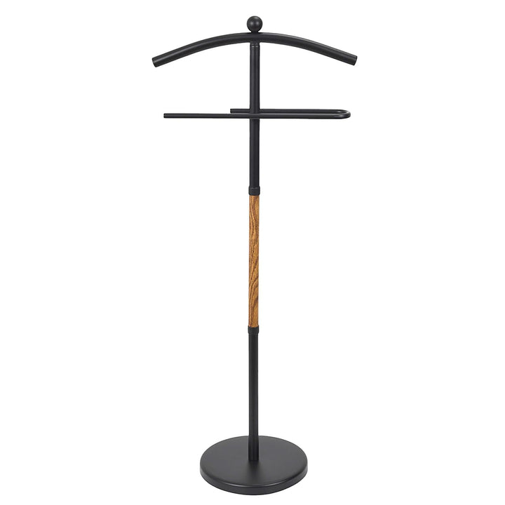 ICH SUCHE EINE Idee, RG0085, Eleganter Herrendiener in Holzoptik, praktische Aufbewahrung für Kleidu
