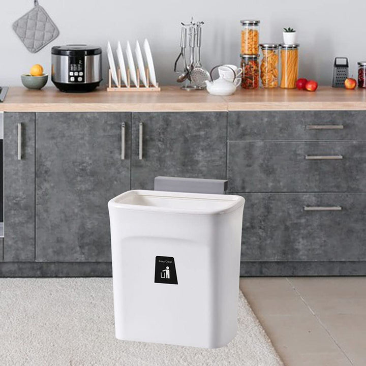 9 Liter Kompostmülleimer Küche mit Deckel, kleiner Komposteimer für Türen oder Wand, hängender Abfal