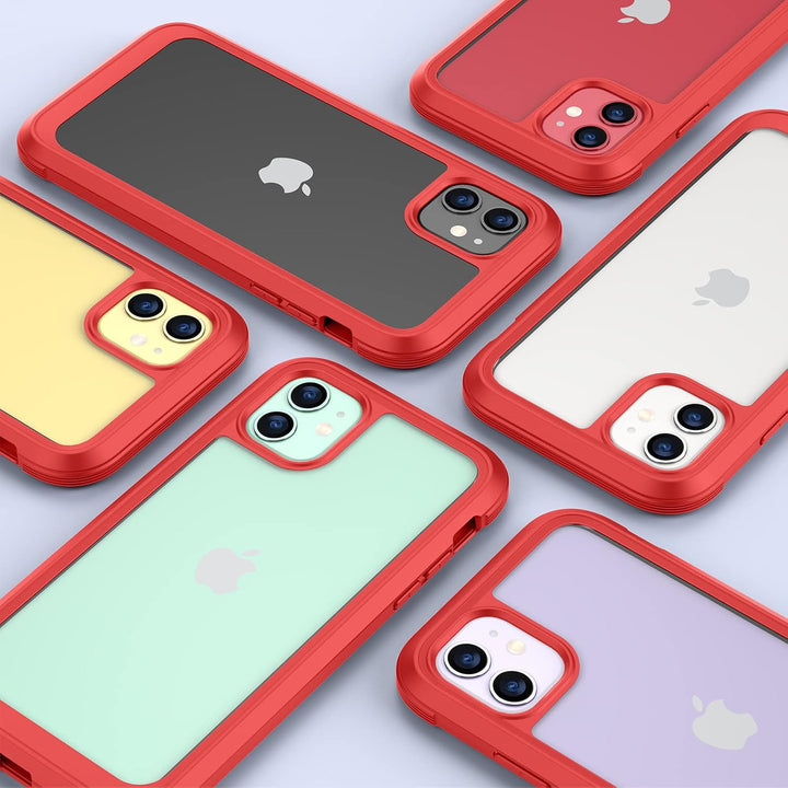 Miracase Glas Serie für iPhone 11 Hülle, [360 Militärschutz & vollständiger Kameraschutz], stossfest