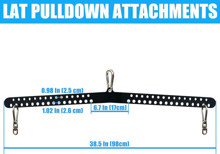 KORIKAHM Multi-Grip LAT Pull Down Bar für Home Gym Fitness, Spreizplatte LAT Pulldown Aufsätze für P