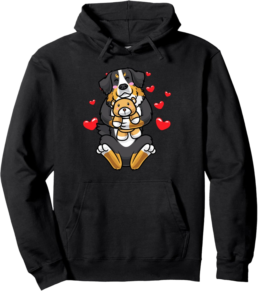 Kawaii Berner Sennenhund Kuscheltier Hund Bernersennen Hund Pullover Hoodie