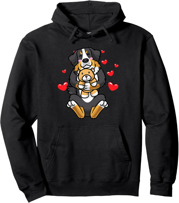Kawaii Berner Sennenhund Kuscheltier Hund Bernersennen Hund Pullover Hoodie