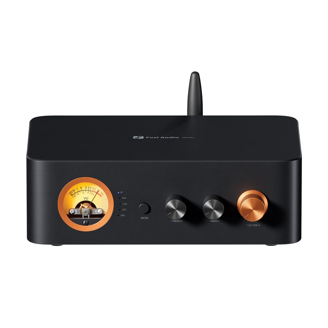 Fosi Audio MC351 2.1 Kanal Vollverstärker mit DAC, Home Audio Stereo Endstufe mit Dual TPA3255 Chips