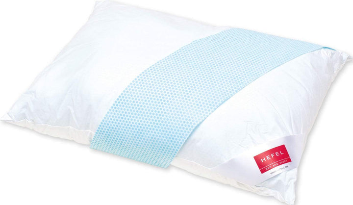 Hefel Kissen "Cool" Textilfaser weiss Grösse 40x80 cm 40 cm x 80 cm Weiss, 40 cm x 80 cm Weiss