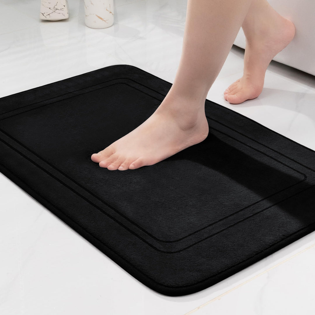 chakme Badematte rutschfest,Badezimmerteppich Weich Badteppich Saugfähige Badvorleger Duschvorleger