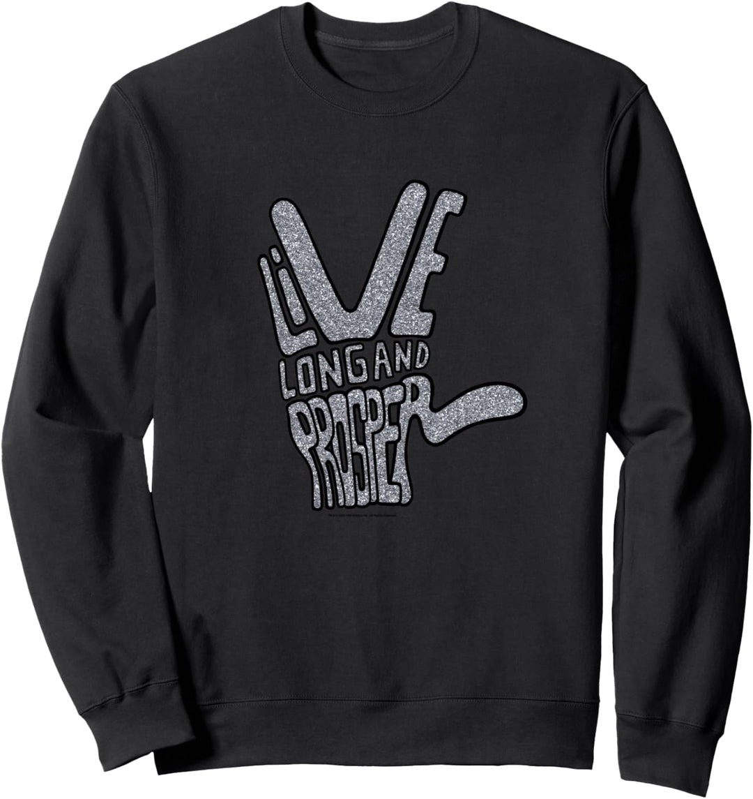 Star Trek: The Original Series Live Long Typography Grey Sweatshirt