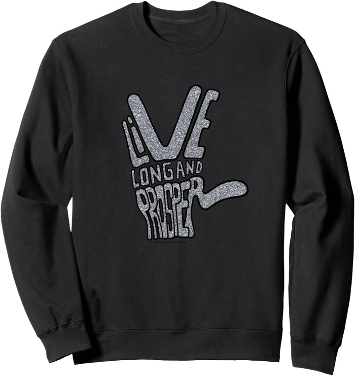 Star Trek: The Original Series Live Long Typography Grey Sweatshirt