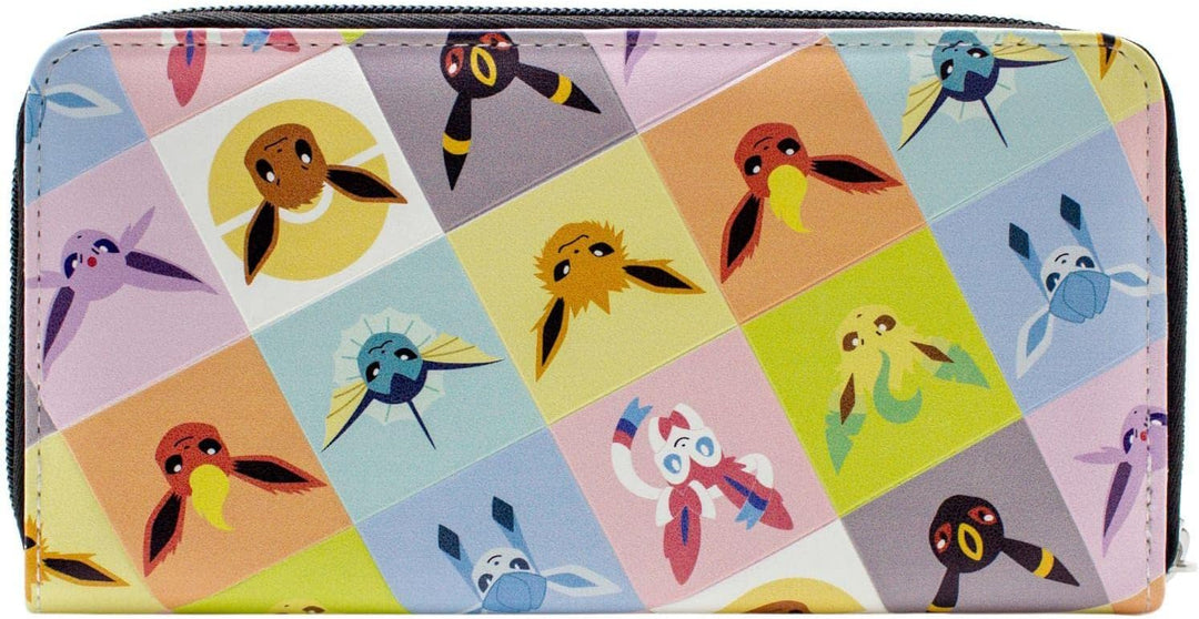 Eevee Eeveelution Umbreon Jolteon Portemonnaie Clutch Münzfach & Kartenhalter, Mehrfarbig