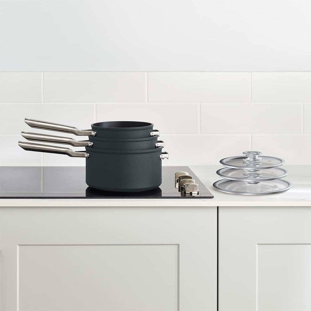 Ninja Foodi ZEROSTICK 20cm Kochtopf mit Deckel, antihaftbeschichtet, har eloxiertes Aluminium, induk