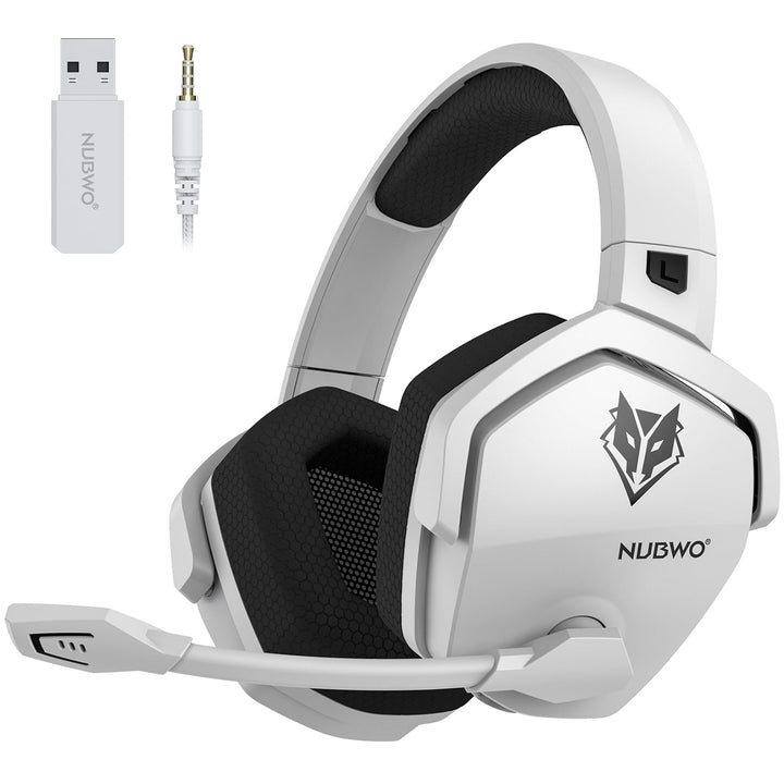 NUBWO G06 Wireless Gaming Headset für PS5, PS4, PC, Rauschunterdrückung über Ohr-Gaming-Kopfhörer mi
