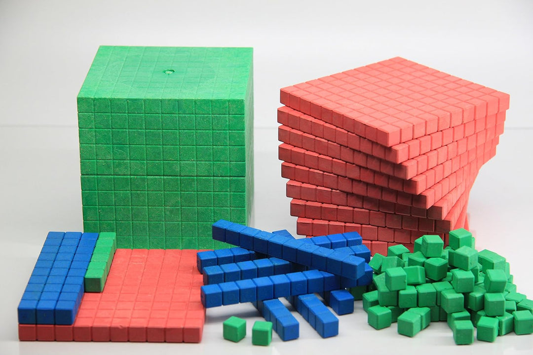 WISSNER R39578.M00 aktiv Lernen-Montessori Dienes Grundsortiment zum Dezimalrechnen 121 Teile-RE-Woo