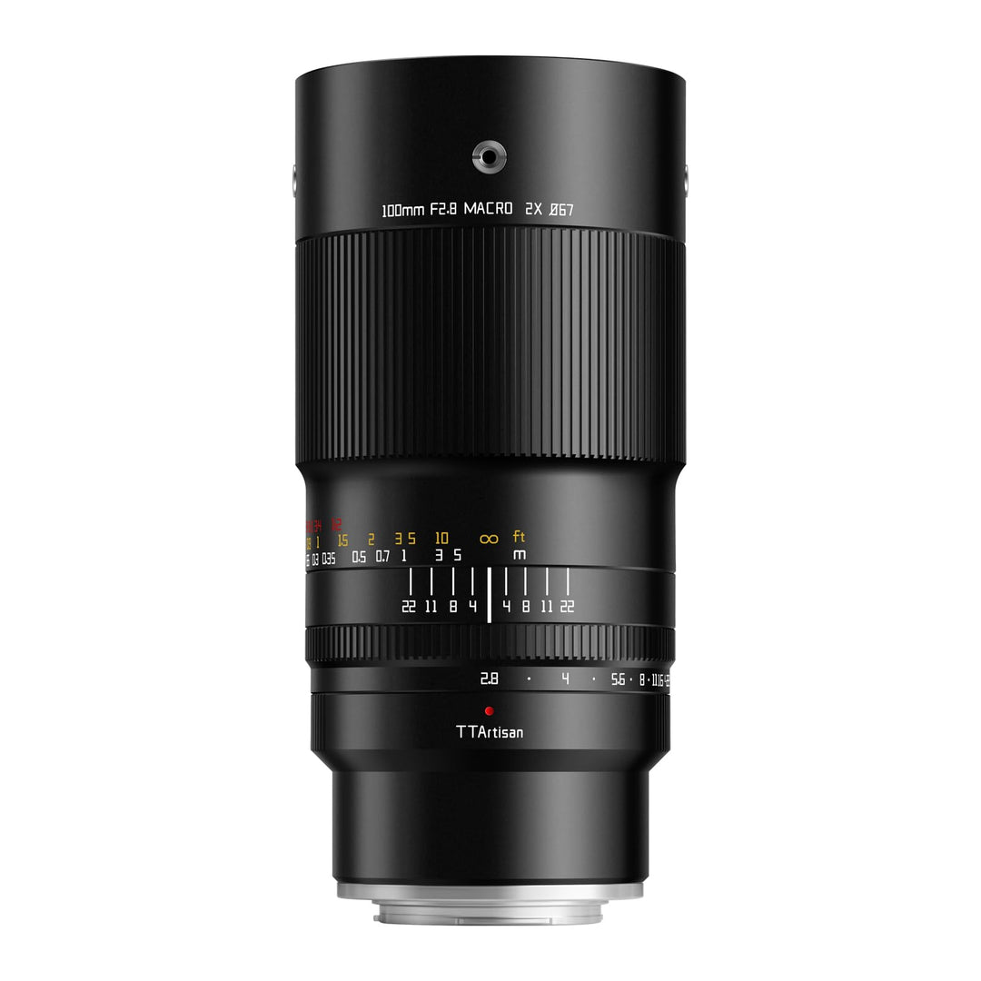 TTARTISAN 100mm F2.8 Makro 2X Kameraobjektiv für Fuji X Mount Vollformat Manueller Fokus Objektiv fü