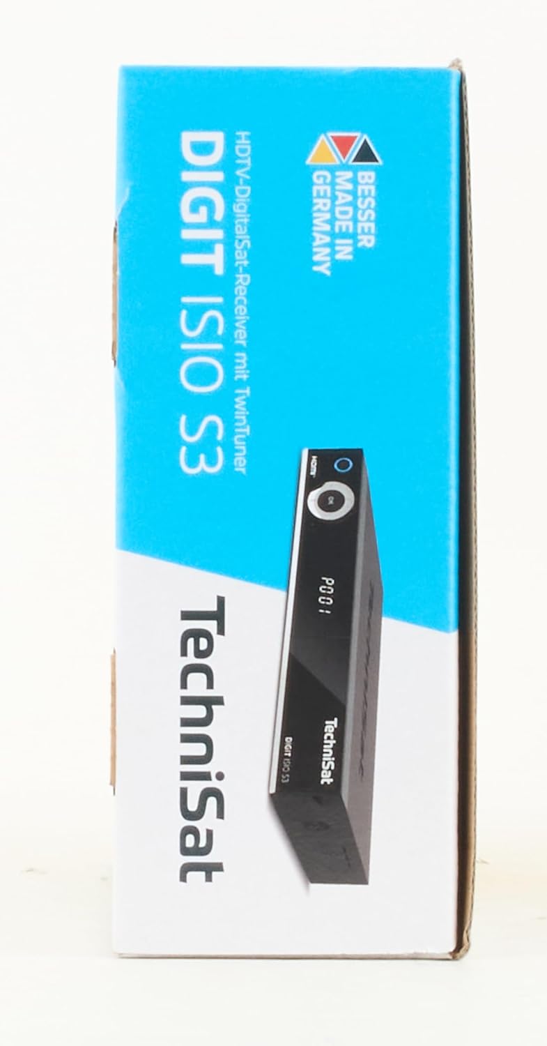 TechniSat DIGIT ISIO S3 - HD Sat-Receiver mit Twin-Tuner (HDTV, DVB-S2, PVR Aufnahmefunktion via USB