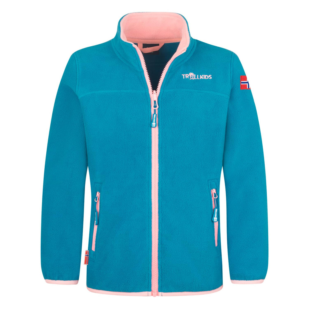 Trollkids Girls Oppdal Jacket XT Harbor Blue 92, Harbor Blue 92