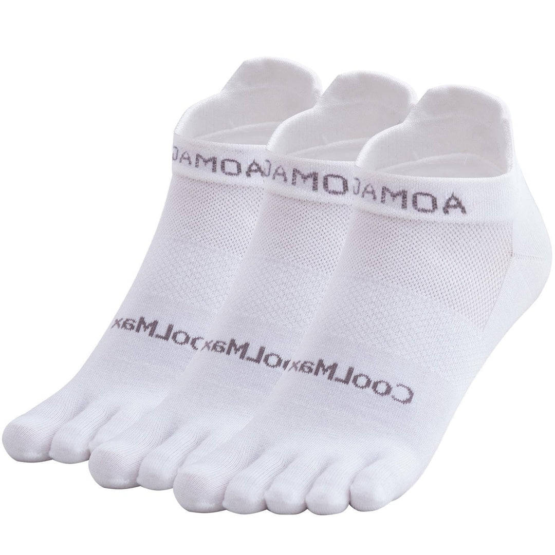 Zehensocken für Frauen Männer Coolmax Laufsocken 5 Fingersocken athletische Zehensocken 3 Paar 43-47