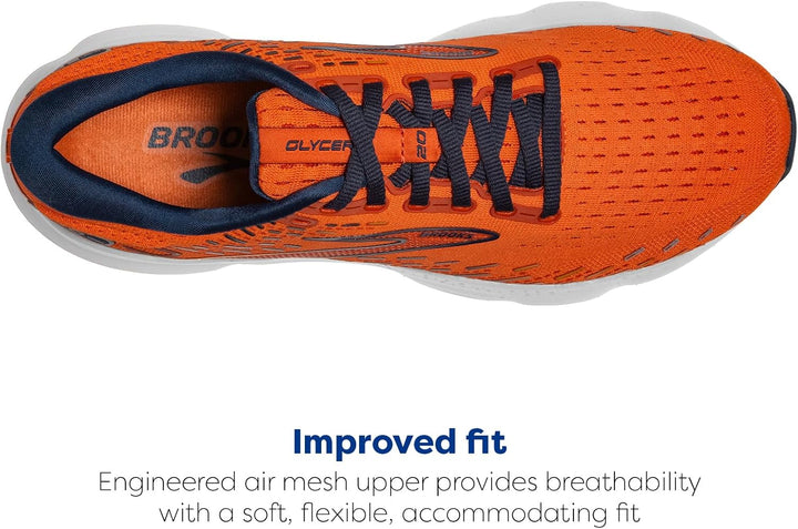 Brooks 46 EU Orange Titan Flamme, 46 EU Orange Titan Flamme