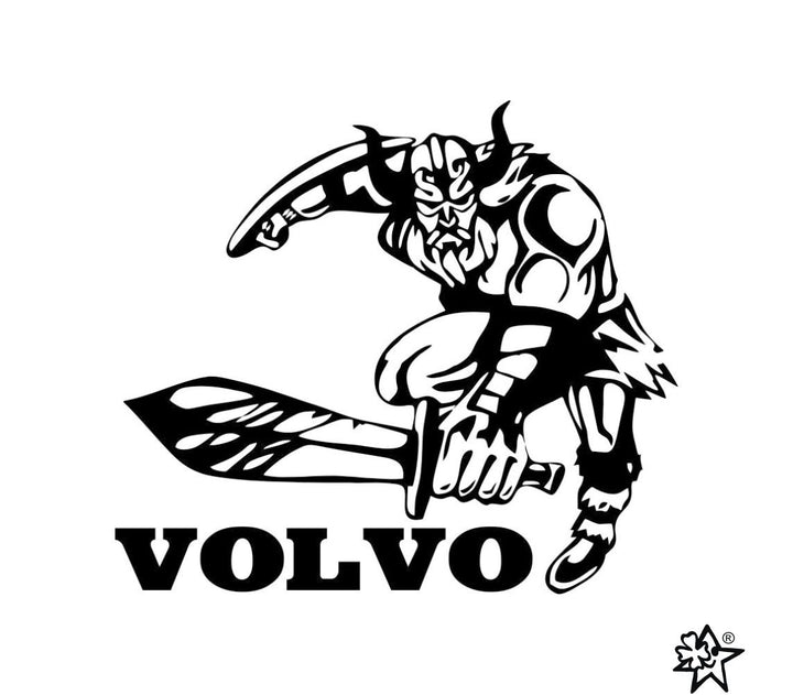 Wikinger Aufkleber passend für Volvo ca. 30 cm Aufkleber Auto LKW Autoaufkleber Tuning Sticker