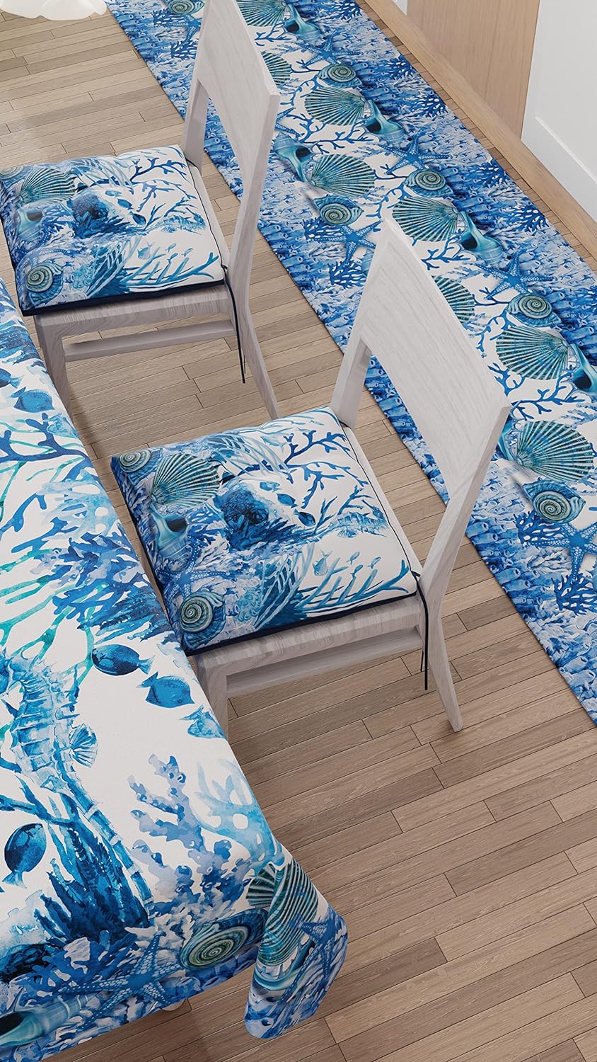 PETTI Artigiani Italiani Teppich für Küche 52x280 cm Corallo Blu, 52x280 cm Corallo Blu