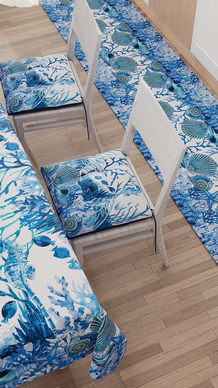 PETTI Artigiani Italiani Teppich für Küche 52x280 cm Corallo Blu, 52x280 cm Corallo Blu