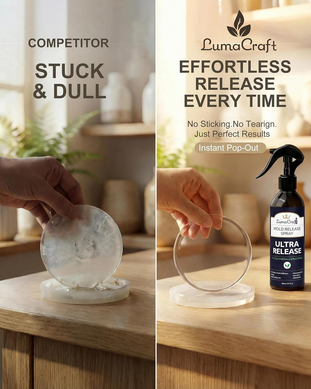 LumaCraft Silicone Trennmittel Spray für Silikonformen, professionell für Guss & Skulptur, schnelltr