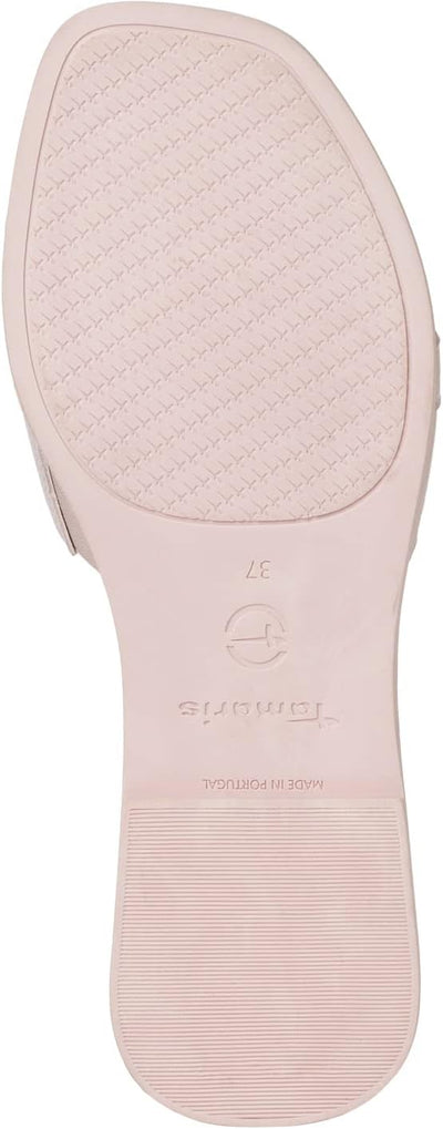 Tamaris Damen Slipper, Frauen Slip On 37 EU Rosa Soft Rose Uni, 37 EU Rosa Soft Rose Uni