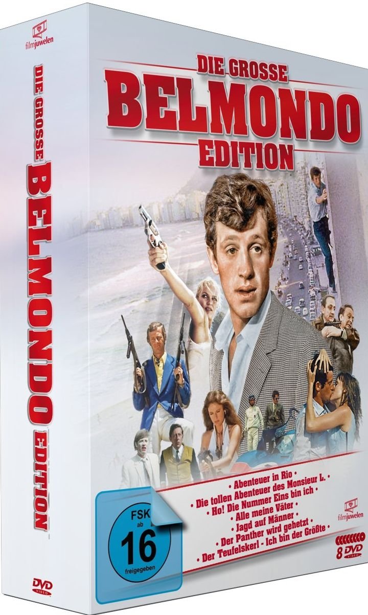 Die grosse Belmondo-Edition (u.a. Abenteuer in Rio, Monsieur L., Der Teufelskerl, Der Panther wird g