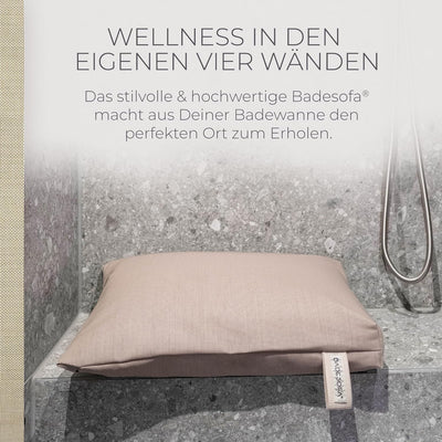 BADESOFA® Badewannen-Sitzkissen | Revolutionärer Komfort für Badewanne, Dusche & Whirpool | Waschbar