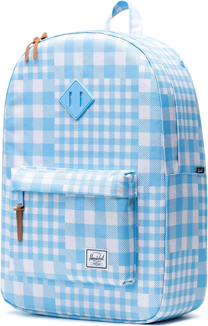 Herschel Unisex-Erwachsene Heritage Rucksack, Gingham Alaskan Blue, Classic 21.5L, Gingham Alaskan B