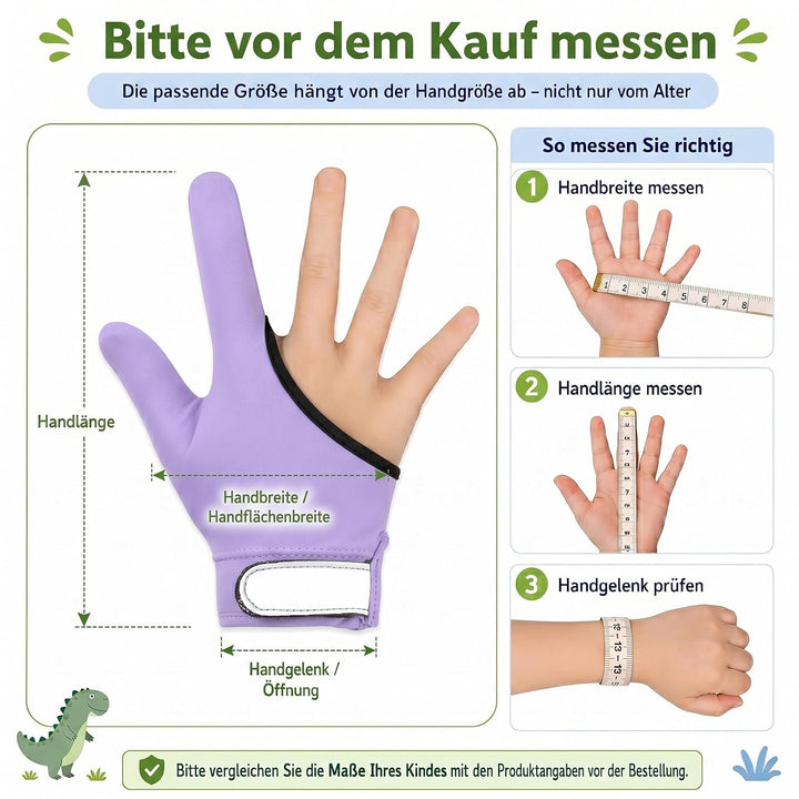 4 Stück Daumenlutschen Abgewöhnen Daumenlutschen Stop Kinder Daumen Saugen Guard Handschuhe Kaukompr